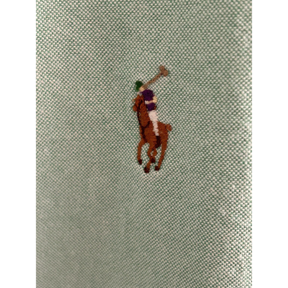 Lauren Ralph Lauren Dress Shirt Green Classic Fit men's size 15.5 32/33 - Picture 7 of 12